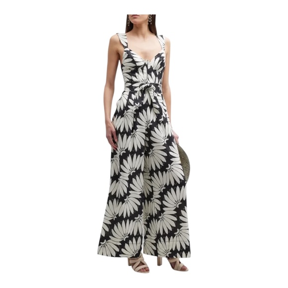 FARM Rio Pants - Farm Rio Copacabana Floral Wide Leg Jumpsuit XS
